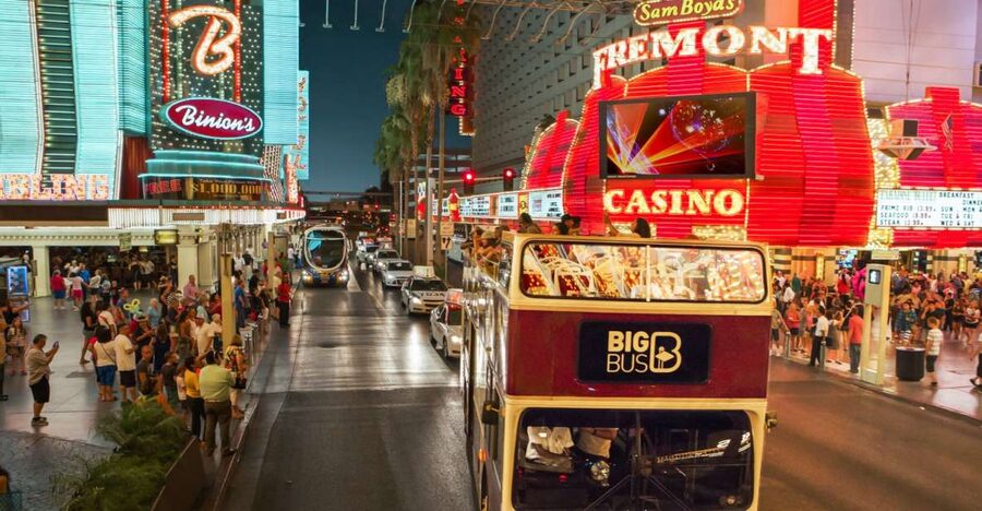 Las Vegas: Sightseeing Night Tour by Open-top Bus - The open-top deck and what you can really see