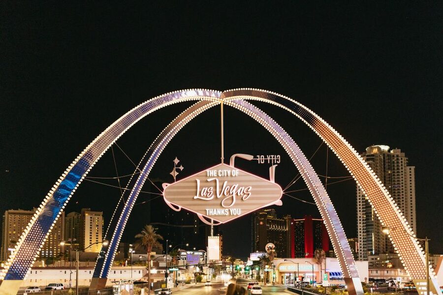 Las Vegas: Sightseeing Night Tour by Open-top Bus - Fremont Street gives the tour a different pulse