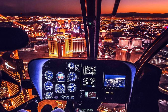 Las Vegas Strip Helicopter Night Flight - What happens at 6075 South Las Vegas Boulevard
