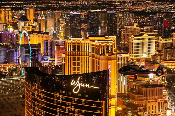 Las Vegas Strip Helicopter Night Flight - Boarding the six-seat EC130