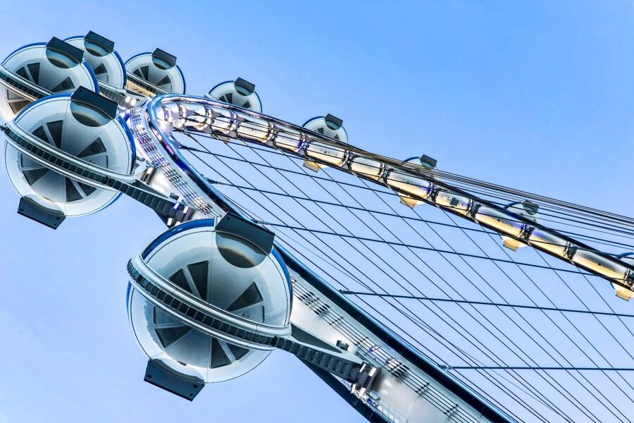 Las Vegas Strip: The High Roller at The LINQ Ticket - Entering the 28 air-conditioned cabins