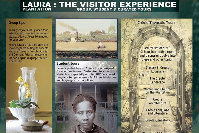 Laura Creole Plantation Guided Tour - The original 1840s cabins and the harder story