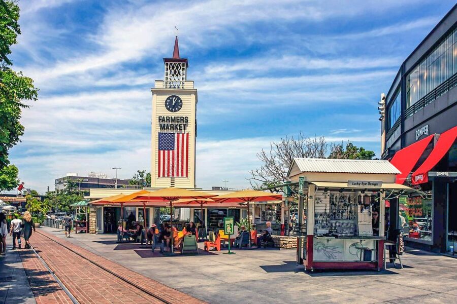 Los Angeles: LA Grand Tour by Open-Air Bus - Lunch choices at the Original Farmers Market