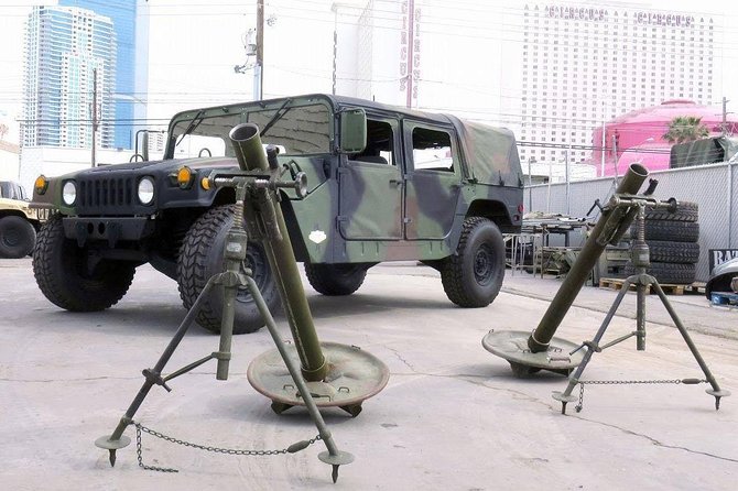 Machine Gun Experience in Las Vegas - Five acres of tanks, helicopters, and photo stops