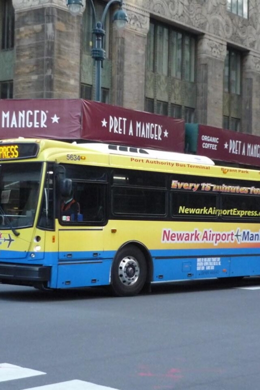 Manhattan: Bus Transfer from/to Newark Airport - Finding the Newark Airport pickup