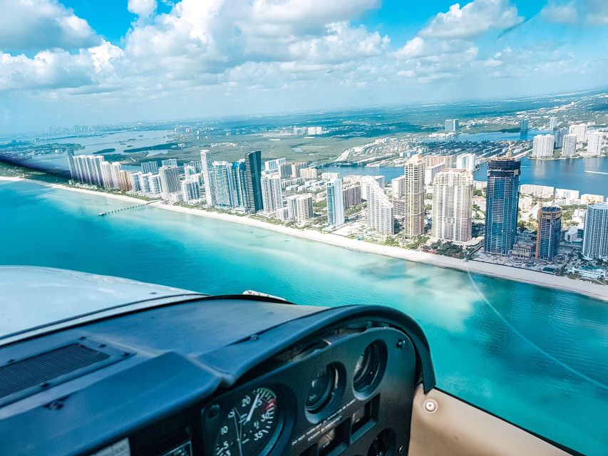Miami Beach: South Beach Private Airplane Tour with Drinks - Fairchild and Vizcaya from the air