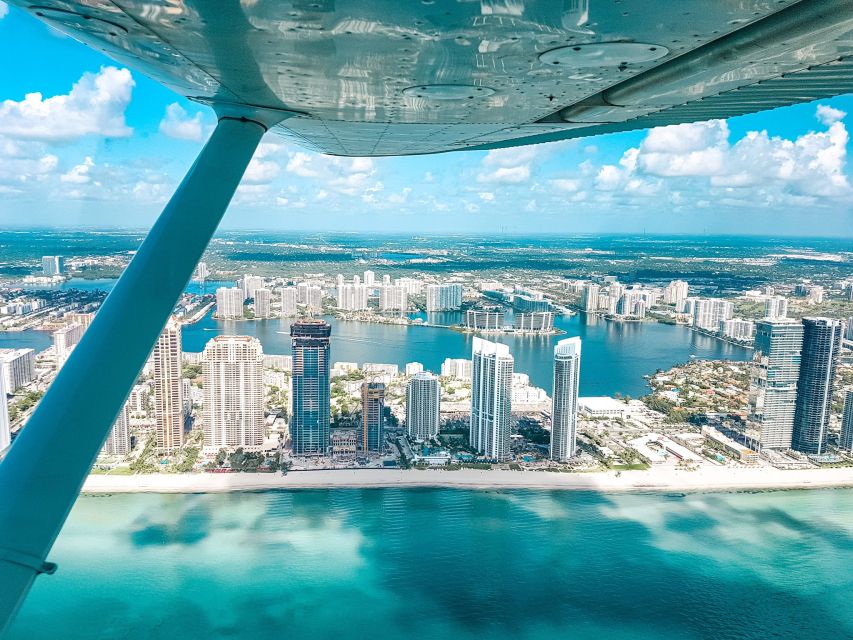 Miami Beach: South Beach Private Airplane Tour with Drinks - The pilot makes the small aircraft work