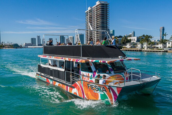 Miami Boat Tour of Celebrity Homes - Finding Fiesta Cruises at Bayside Marketplace