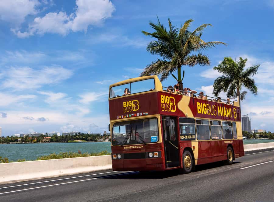 Miami: Everglades Experience, Bay Cruise & Open-Top Bus Tour - Biscayne Bay and the homes of Millionaires Row