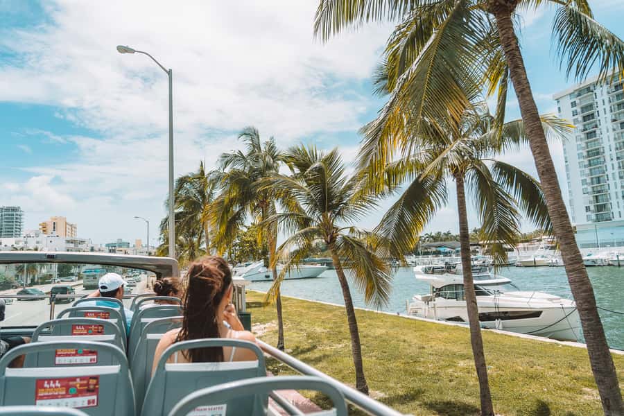 Miami: Hop-on Hop-off Open-top Bus Tour and Optional Cruise - Key points to know before you go