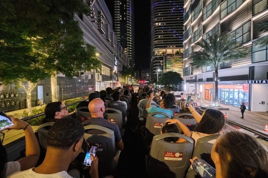 Miami: Open-top Bus Sightseeing Night Tour with Live Guide - Is $36 a fair price for 90 minutes?