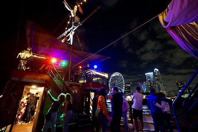 Miami Party Boat Cruise Music & Skyline Views - El Loro and the four-part boat layout