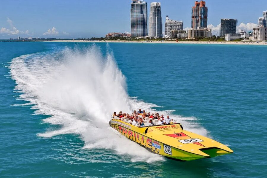 Miami: Sightseeing Speedboat Tour - The skyline from the water