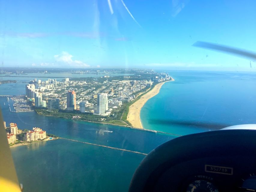 Miami: South Beach Private 35-Minute Guided Flight Tour - Downtown Miami and the island homes
