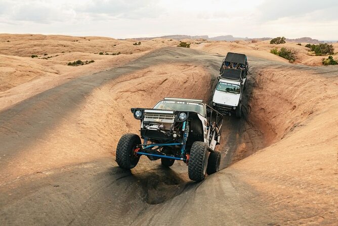 Moab's Most Xtreme 3-Hour Experience on Hell's Revenge - The ride begins on Moab’s slickrock