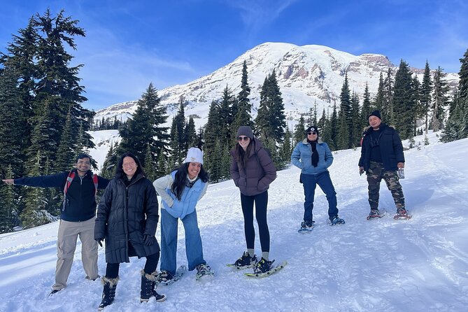 Mt. Rainier National Park Highlights Tour - Winter snowshoeing and the reality of road closures