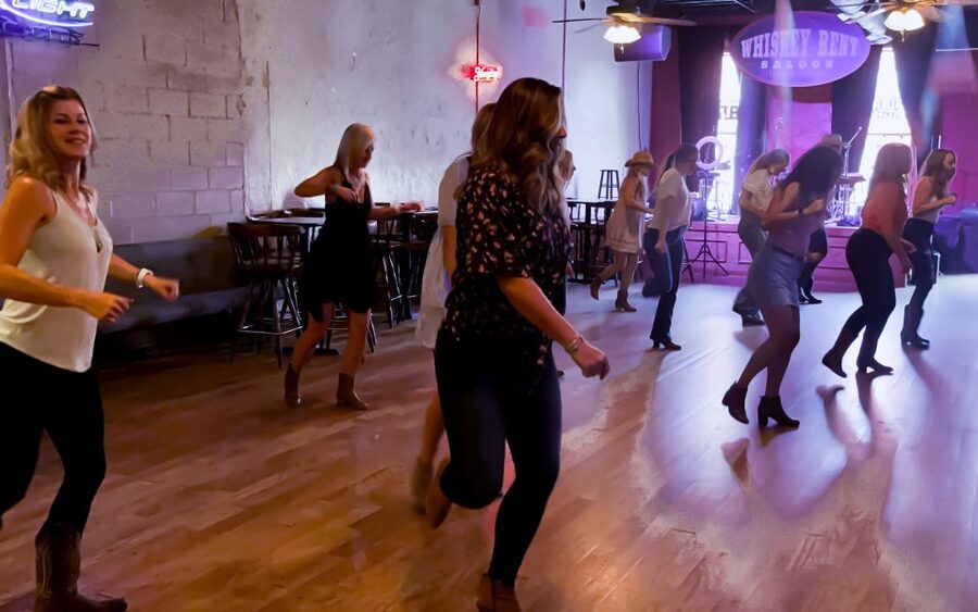Nashville: Line Dancing Class with Keepsake Video - The music, floor, and workout factor