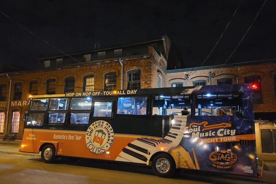Nashville: Music City Nighttime Trolley Tour - Starting at Marathon Motorworks Complex