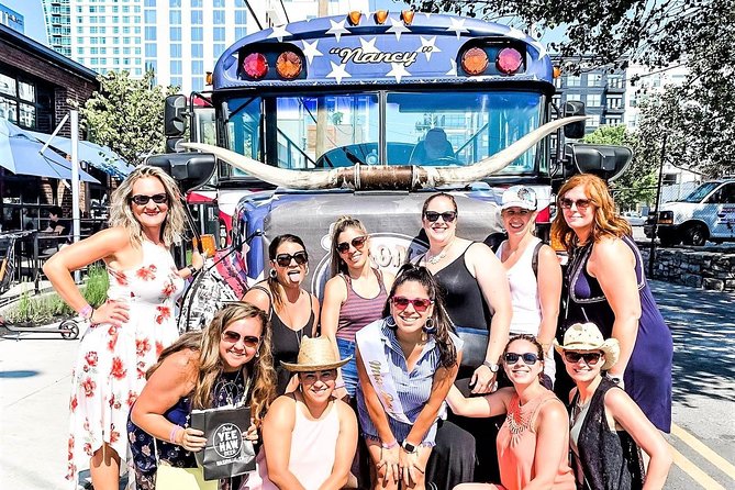 Nashville's Wildest Honky Tonk Public Party Bus (21+) - Cruising downtown on a lit-up dance floor