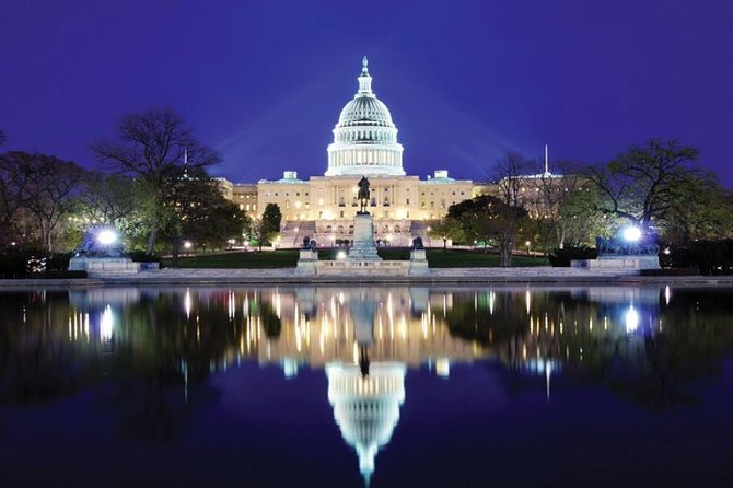 National Mall Monuments Night Tour with 10+ Stops, Entry Tickets - MLK Memorial and the Memorials Along the Tidal Basin