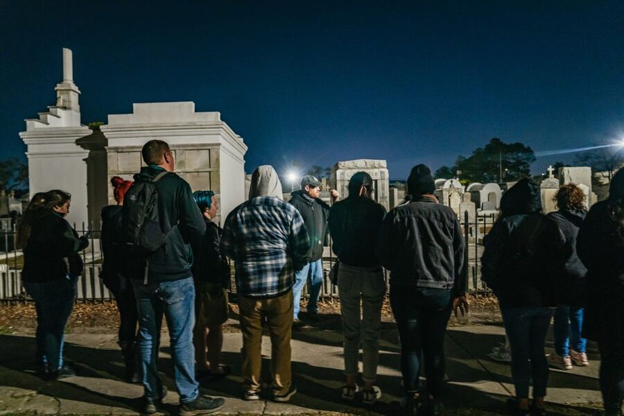 New Orleans: Cemetery Bus Tour At Dark with Exclusive Access - What you pass on the way back