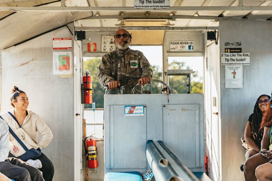 New Orleans: Guided Swamp Cruise by Tour Boat - Alligators, raccoons, birds, and the limits of nature
