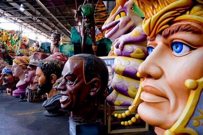 New Orleans Mardi Gras World Behind-the-Scenes Tour - Entering the float dens
