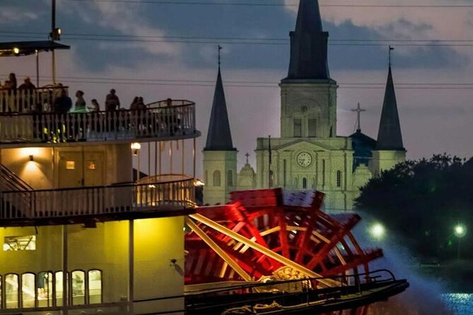 New Orleans Steamboat Natchez Jazz Cruise with Dinner Option - Toulouse Street Wharf gets the evening started