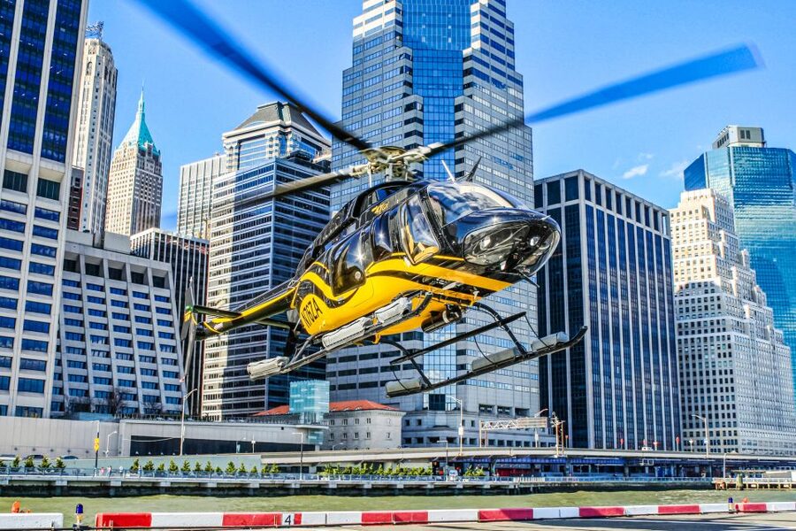 New York City: Manhattan Helicopter Tour - Taking off from Pier 6 on the East River