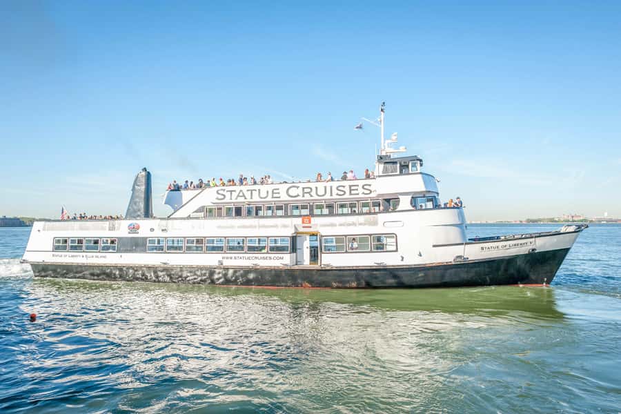 New York City: Statue of Liberty & Ellis Island with Ferry - Liberty Island and the first close look at the statue