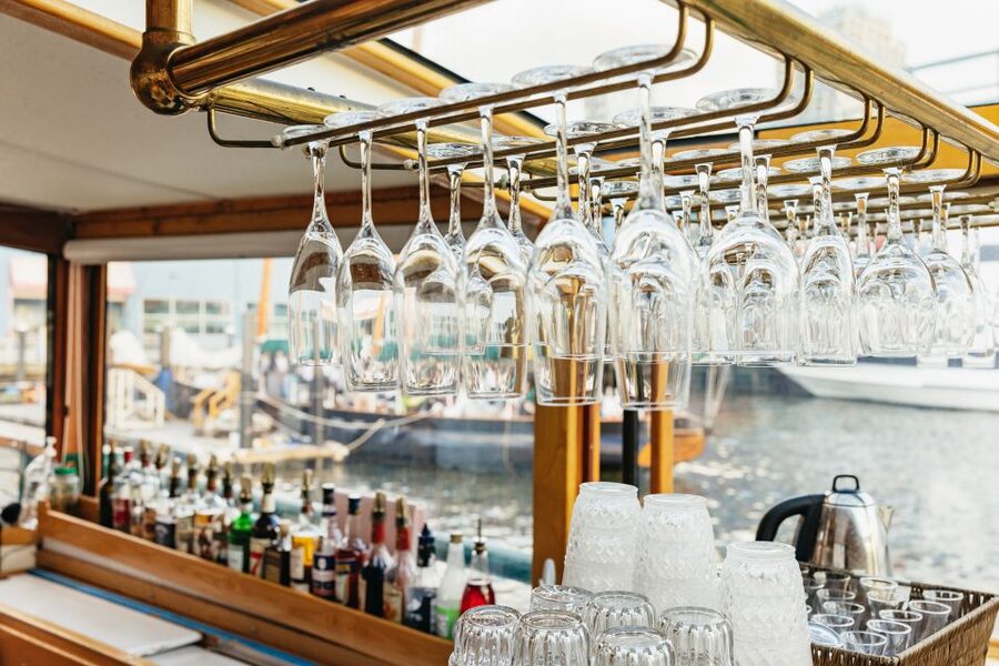 New York City: Sunset Yacht Cruise - Indoor Comfort and the Open Outer Deck