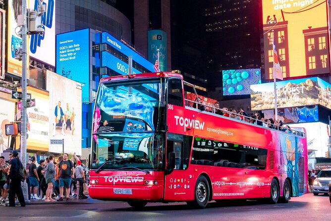 New York Night Tour: Open Top Bus Tour by TopView® - Key points before you book