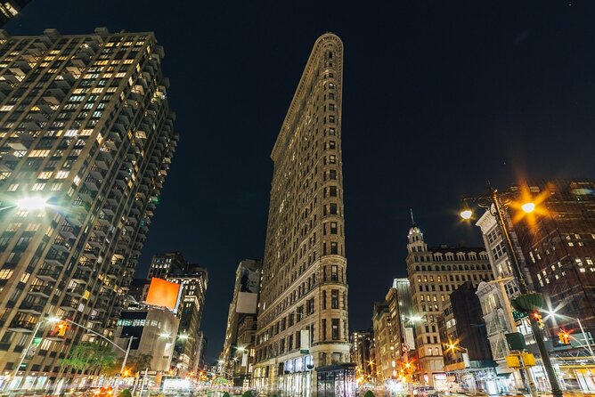 New York Night Tour: Open Top Bus Tour by TopView® - The Empire State Building from street level