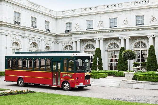 Newport Trolley Tour with Breakers Mansion - Viking Tours - Entering The Breakers, Newport’s Vanderbilt showpiece
