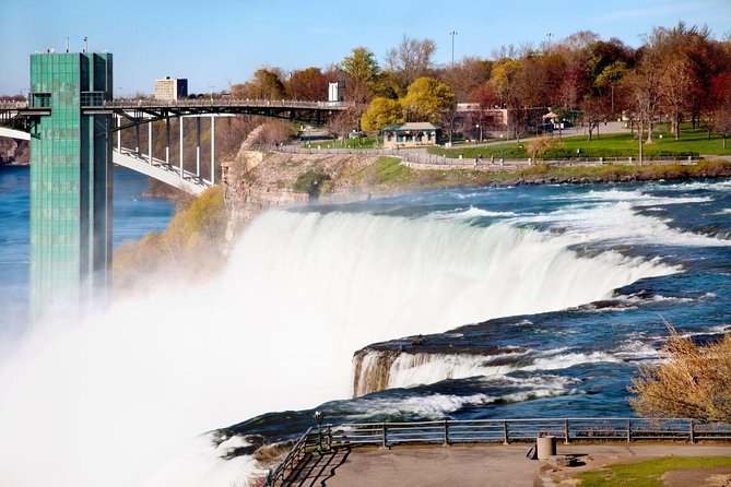 Niagara Falls 1 Day Tour from NYC with Maid of the Mist Boat Ride - Terrapin Point and the curve of Horseshoe Falls