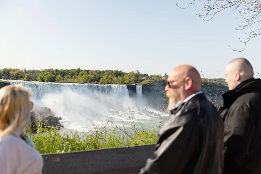 Niagara Falls, Canada: First Boat Cruise & Behind Falls Tour - What $116 buys you