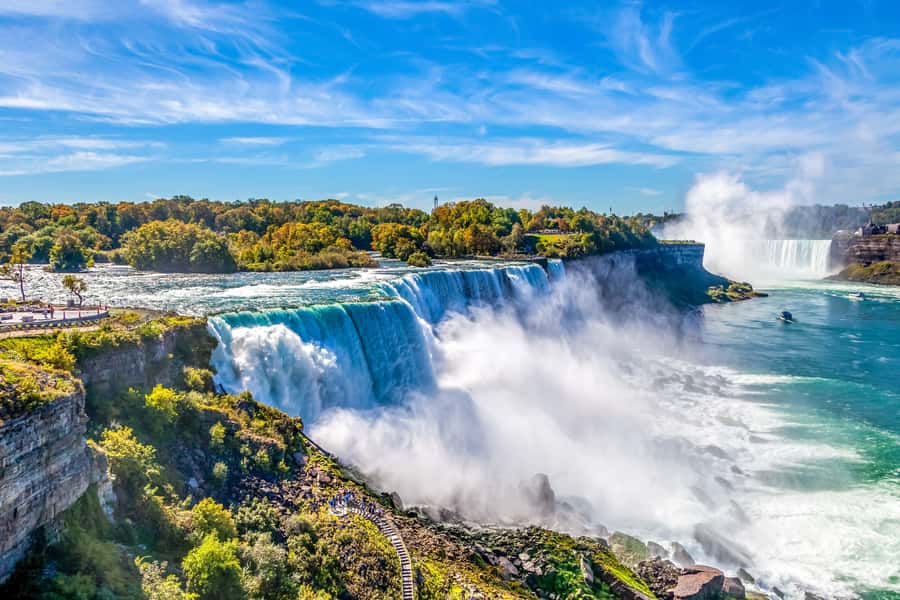 Niagara Falls: Canadian Side Day Trip with Maid of The Mist - Journey Behind the Falls in the colder months