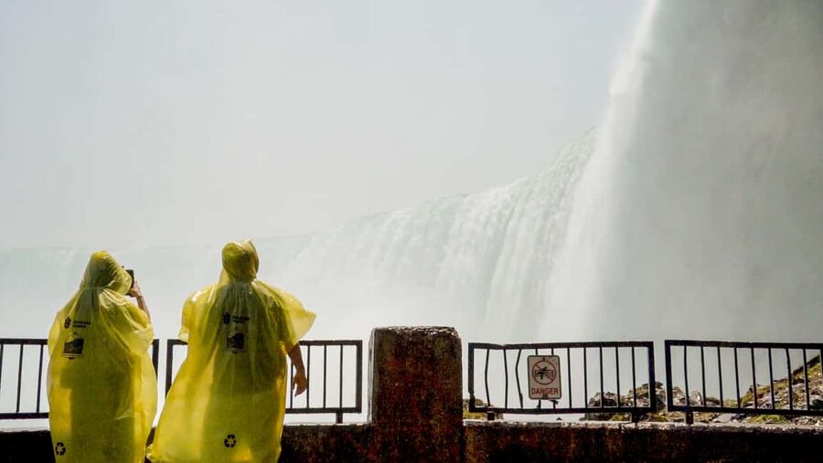 Niagara Falls: Walking Tour, Journey Behind Falls, & Cruise - Starting above the river at Skylon Tower
