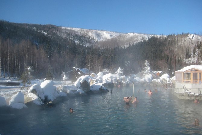 Northern Lights & Chena Hot Springs Tour - Soaking In Water That Stays At 106 Degrees