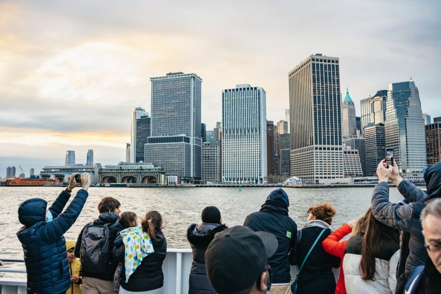 NYC: Circle Line 2h Harbor Lights Cruise Skip-The-Box-Office - Ellis Island and the closest look at Lady Liberty