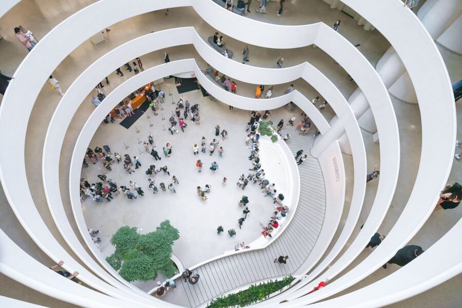 NYC: Guggenheim Museum Entry Ticket - Following the spiral galleries