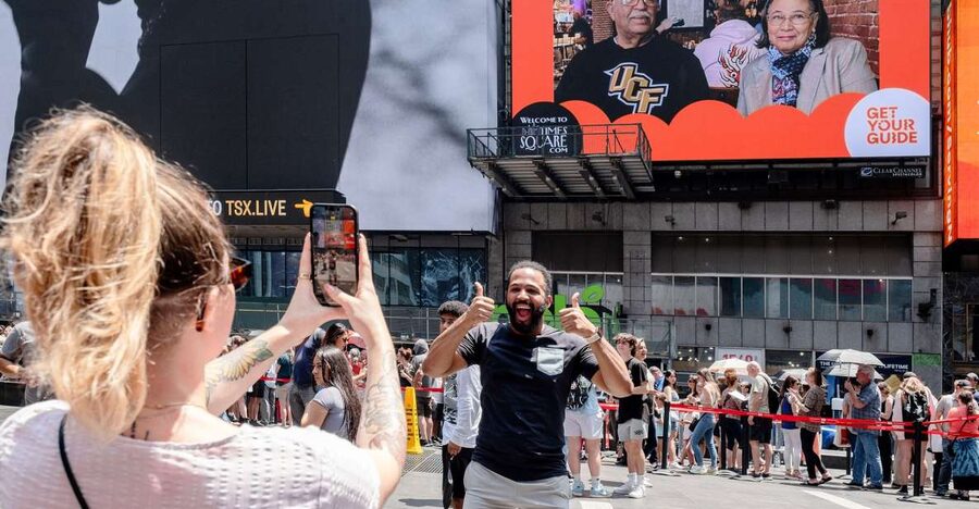 NYC: See Yourself on a Times Square Billboard for 24 Hours - Watching it in Times Square or online