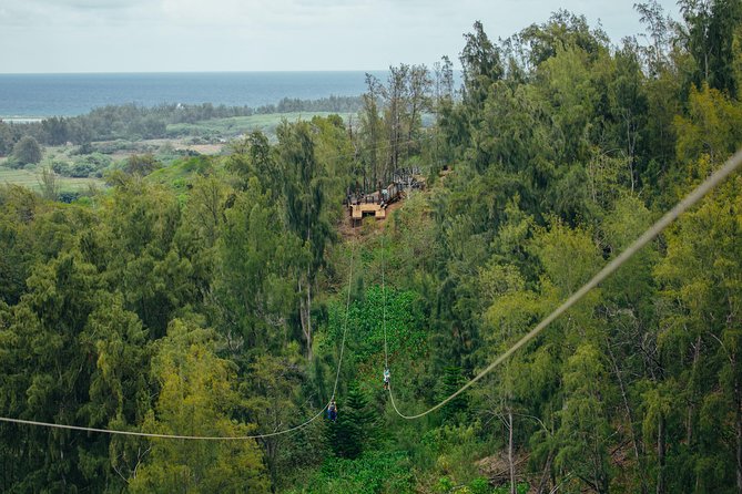 Oahu's North Shore: 8-Line Zipline Adventure - Banzai Pipeline and the North Shore setting