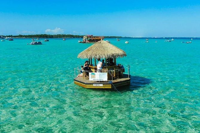 Original Cruisin' Tikis 3hr Crab Island Sandbar Adventure - Cruising from Destin Harbor to Crab Island