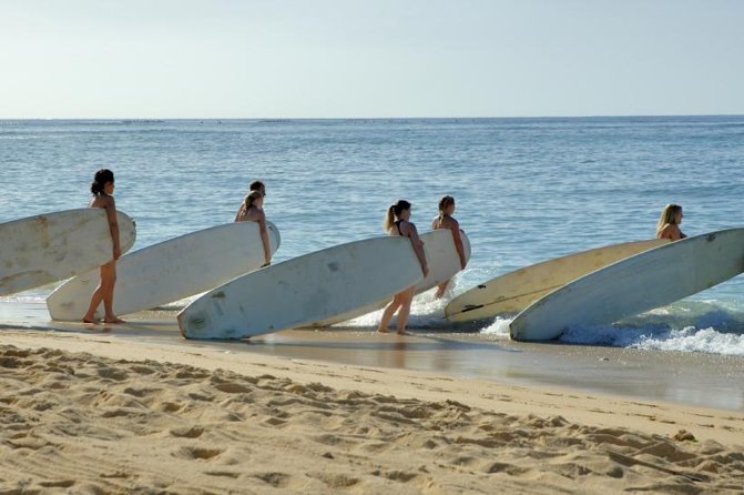 Outrageous Surf ScHool Lesson on Lahaina Side - The beach setting at Maui’s Breakwall area
