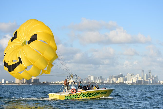 Parasailing with Miami Watersports - The real cost at $129 per person