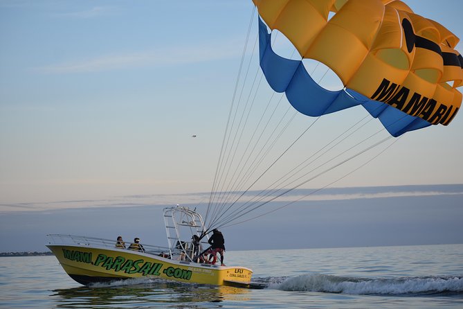 Parasailing with Miami Watersports - The safety briefing comes first