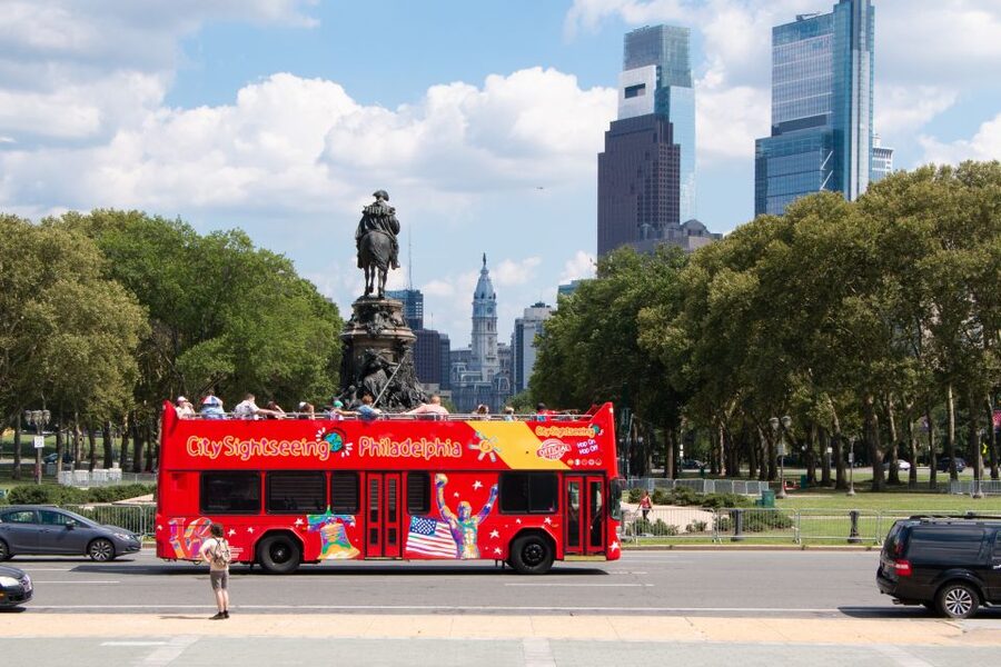 Philadelphia: Double-Decker Hop-on Hop-off Sightseeing Tour - The Rocky Steps, art museum, and Fairmount