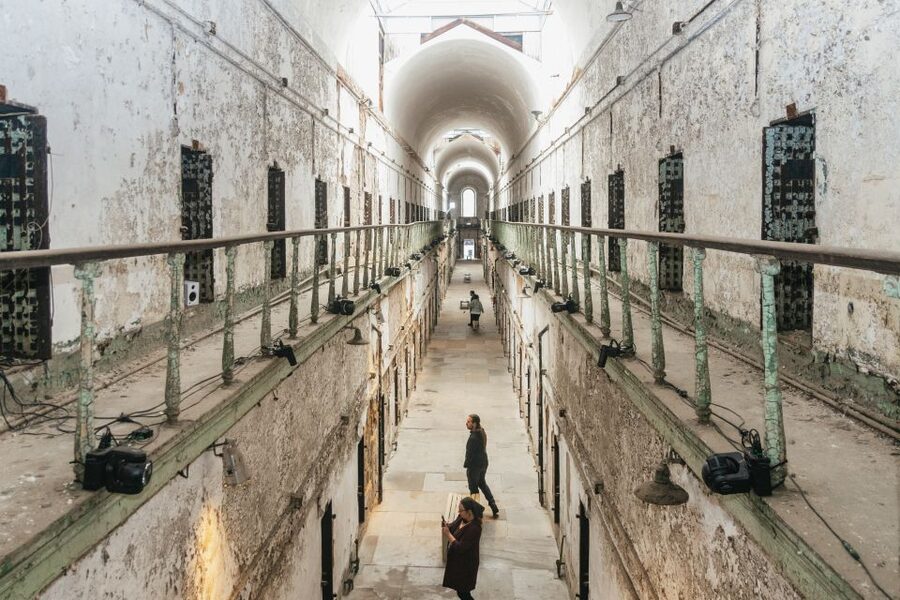 Philadelphia: Eastern State Penitentiary Admission - Entering the cellblocks and yards