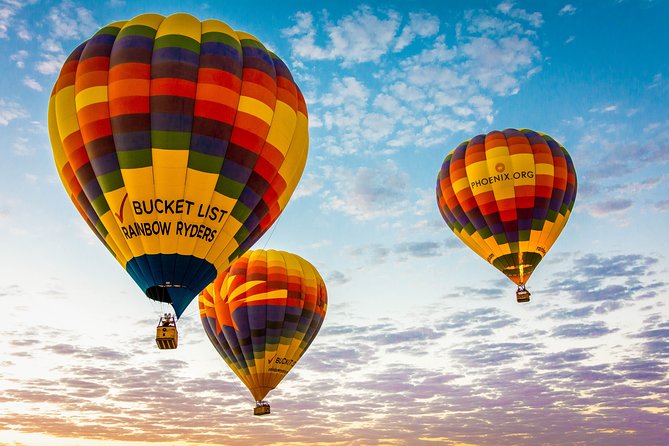 Phoenix Hot Air Balloon Ride at Sunrise - Lifting Above the Sonoran Desert